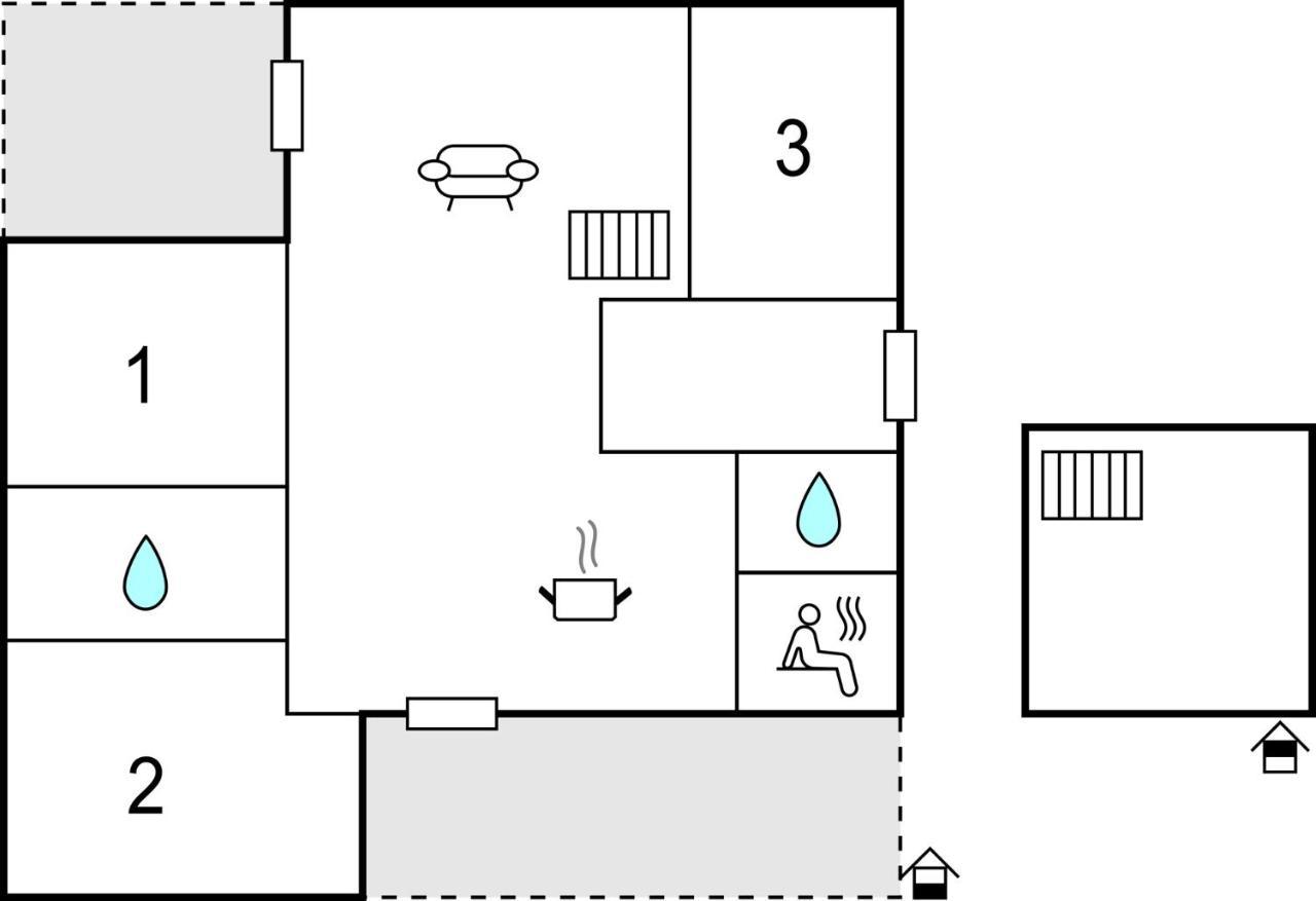 Amazing Home In Lembruch-Duemmer See With Sauna 외부 사진